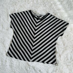 Vintage Chevron Striped Top